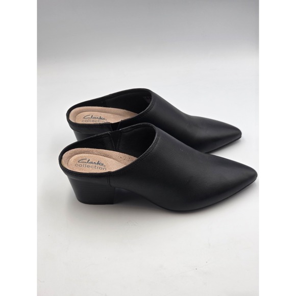 Clarks Shoes - Clarks Women's Ellanie Pace Black Leather Comfort Size 9 EUC No Box Classic